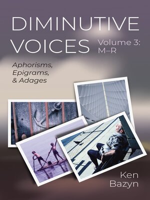 cover image of Diminutive Voices, Volume 3